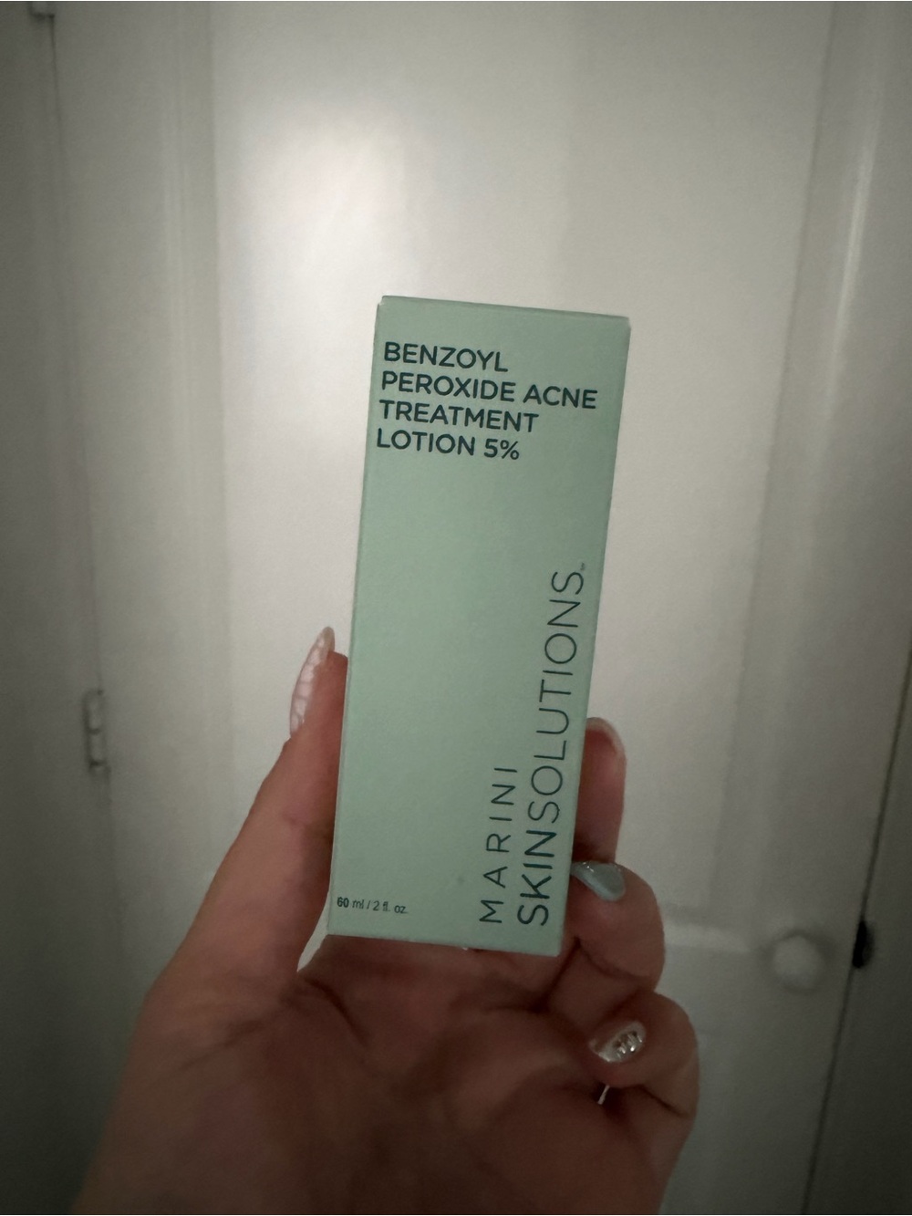 Marini SkinSolutions Benzoyl Peroxide Acne Treatment Lotion 5% - Mint